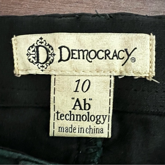 Democracy Ab Technology Ankle Skinny Jeans Size 10 Green B1304PEXX Slimming - Picture 5 of 15